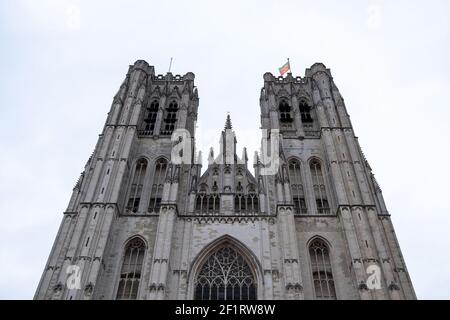 Alltag in der Region Brüssel, Belgien. Vie quotidienne dans la Region de Bruxelles, Belgique. Stockfoto