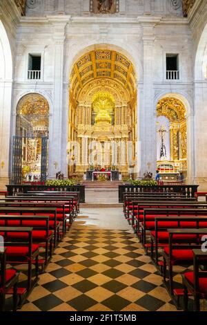 Im Inneren der Kathedrale Basilica de Salvador, Catedral Basilica de Salvador, Bahia Stockfoto