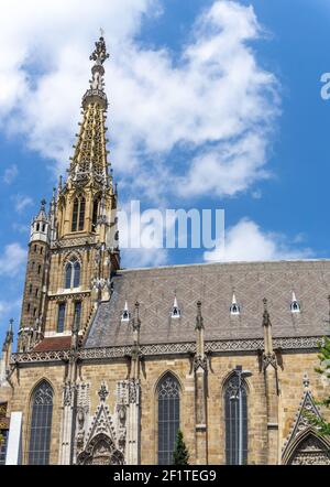 Blick auf die Frauenkirche in Esslingen am Neckar Stockfoto