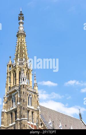 Blick auf die Frauenkirche in Esslingen am Neckar Stockfoto
