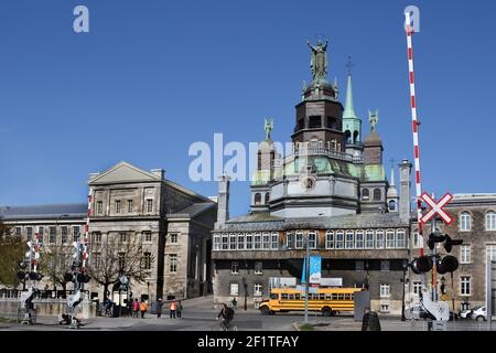 Notre Dame de Bonsecours Chape - Notre Dame de Bonsecours auch bekannt als die Matrosenkirche, Rue Saint Paul, Montreal Montreal, Kanada, Kanada, Provinz Québec. Stockfoto