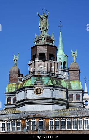 Notre Dame de Bonsecours Chape - Notre Dame de Bonsecours auch bekannt als die Matrosenkirche, Rue Saint Paul, Montreal Montreal, Kanada, Kanada, Provinz Québec. Stockfoto