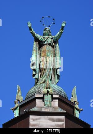 Notre Dame de Bonsecours Chape - Notre Dame de Bonsecours auch bekannt als die Matrosenkirche, Rue Saint Paul, Montreal Montreal, Kanada, Kanada, Provinz Québec. Stockfoto