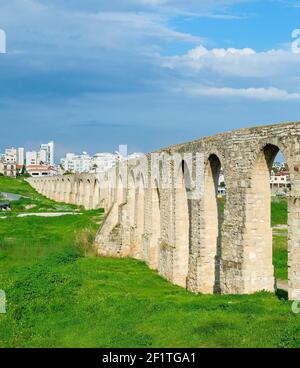 Kamares Aquädukt, Larnaca, Zypern Stockfoto