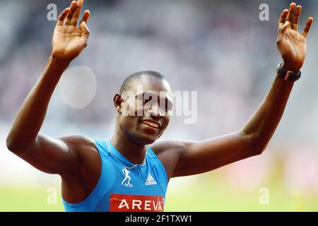 LEICHTATHLETIK - TREFFEN AREVA 2012 - STADE DE FRANCE / PARIS (FRA) - 06/07/2012 - FOTO PHILIPPE MILLEREAU / KMSP / DPPI - MÄNNER - 800M - DAVID RUDISHA Stockfoto