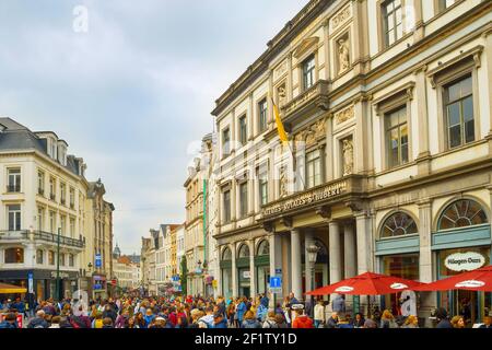 Saint-Hubert Royal Galleries Brüssel Stockfoto
