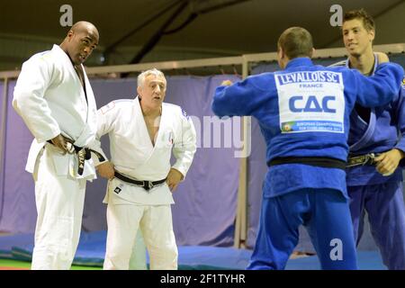 JUDO - TEDDY RINER PRAXIS - INSEP - 19/04/2012 - FOTO : PHILIPPE MILLEREAU / KMSP / DPPI Stockfoto