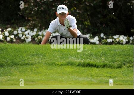 GOLF - EVIAN MASTERS JUNIORS CUP 2012 - EVIAN MASTERS GOLF CLUB (FRA) - 21-22/07/2012 - FOTO OLIVIER GAUTHIER / KMSP/DPPI – ADAM CAPEK Stockfoto