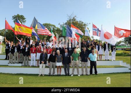 GOLF - EVIAN MASTERS JUNIORS CUP 2012 - EVIAN MASTERS GOLF CLUB (FRA) - 21-22/07/2012 - FOTO OLIVIER GAUTHIER / KMSP / DPPI - TEAMS Stockfoto