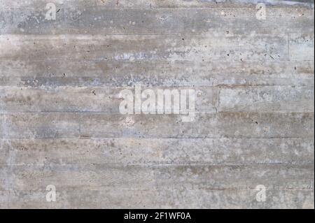 Detail der braunen und grauen Textur eines Stahlbetons Wand Stockfoto