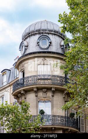 Maison de la Région Grand Est, Büro für wirtschaftliche, soziale und politische Angelegenheiten für Elsass, Champagne-Ardenne und Lothringen, Paris, Frankreich Stockfoto