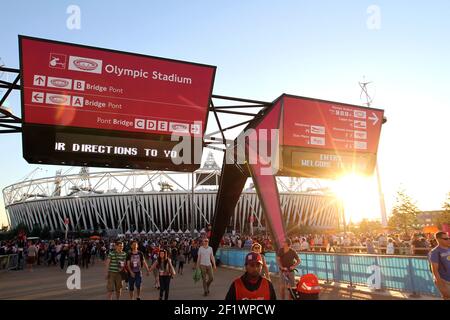 LONDON 2012 - PARALYMPICS - TAG 8 - 06/09/2012 - FOTO EDDY LEMAISTRE / KMSP / DPPI - OLYMPIASTADION UND OLYMPIC PARK - ILLUSTRATION Stockfoto