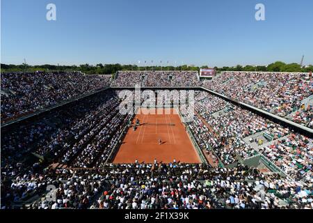 TENNIS - GRAND SLAM - ROLAND GARROS 2013 - PARIS (FRA) - TAG 10 - 04/06/2013 - FOTO PHILIPPE MILLEREAU / KMSP / DPPI - PHILIPPE CHATRIER COURT Stockfoto