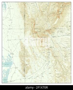 Guadalupe Peak, Texas, Karte 1933, 1:62500, Vereinigte Staaten von Amerika von Timeless Maps, Daten U.S. Geological Survey Stockfoto