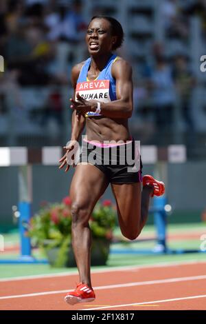 Leichtathletik - Französische Meisterschaften Elite 2013 - Stade Charlety / Paris (FRA) - Tag 3 - 14/07/2013 - Foto Philippe Millereau / KMSP / DPPI - Frauen - Myriam Soumare / Fra Stockfoto