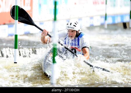 Kanu-Kajak - Slalom Weltmeisterschaften 2013 - Prag , Tschechische Republik - 11 bis 15/09/2013 - Foto Stephane Kempinaire / KMSP / DPPI - Tag 2 - 12/09/13 - Stockfoto