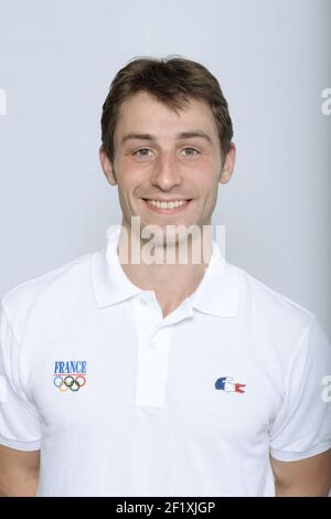 Olympische Spiele - Sotchi 2014 - Portraits French Team - Paris - Frankreich - 14. Oktober 2013 - Eiskunstlauf - Brian Joubert - Foto Stephane Kempinaire / KMSP / DPPI - Stockfoto