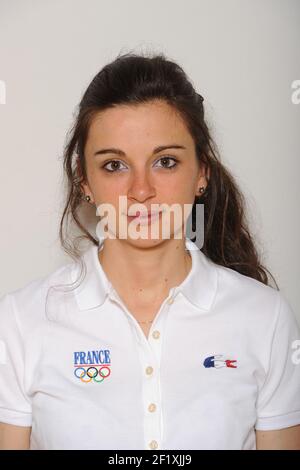 Olympische Spiele - Sotchi 2014 - Portraits French Team - Paris - Frankreich - 28. Mai 2013 - Biathlon - Sophie Boilley - Foto Stephane Kempinaire / KMSP / DPPI - Stockfoto