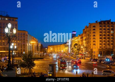 Khreschatyk Straße Europäischer Platz Kiew Stockfoto