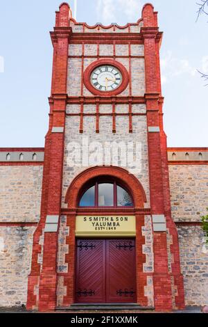 Yalumba ist ein australisches Weingut in der Nähe der Stadt Angaston, Südaustralien, in der Weinregion Barossa Valley Stockfoto