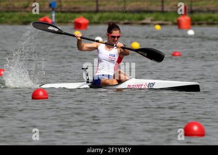 Sarah GUYOT (FRA) K1 W500 während der Sprint-Weltmeisterschaft 2014 in Moskau, Russland, am 6. Bis 10. August 2014. Foto Eddy Lemaistre / KMSP / DPPI Stockfoto