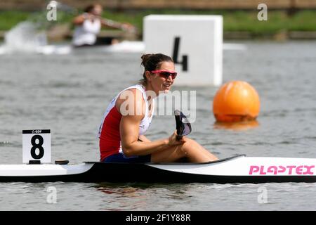 Sarah GUYOT (FRA) K1 W500 während der Sprint-Weltmeisterschaft 2014 in Moskau, Russland, am 6. Bis 10. August 2014. Foto Eddy Lemaistre / KMSP / DPPI Stockfoto
