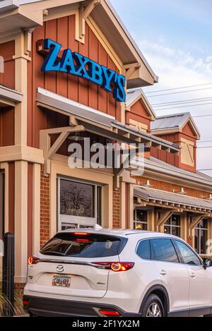 Zaxby's Chicken Fingers & Buffalo Wings in Snellville (Metro Atlanta), Georgia. (USA) Stockfoto
