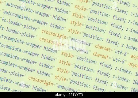 Die Neigung des Textes. Straffung im Retro-Stil. Stockfoto