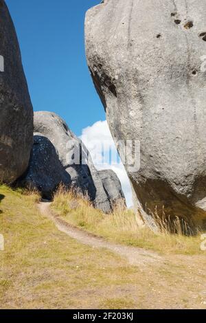 Burgberg-Neuseeland Stockfoto