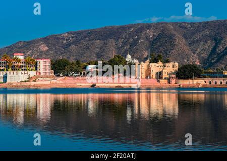 Architektur, Design & Landschaft von verschiedenen Forts in Rajasthan, Indien. Stockfoto