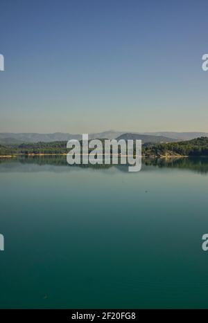 Der Sichar-Stausee in Ribesalbes, Castellon, Spanien Stockfoto