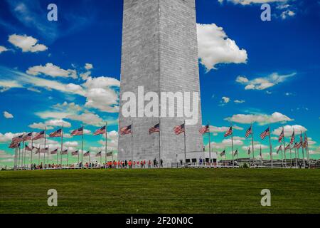 Washington Monument (Washington, DC) Bild Stockfoto