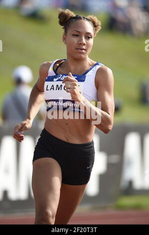 Renelle Lamote (FRA) tritt am 800 24. Und 26. Juni 2016 im Halbfinale der Frauen bei den französischen Leichtathletik-Meisterschaften Elite in Angers, Frankreich, an - Foto Stephane Kempinaire / KMSP / DPPI Stockfoto