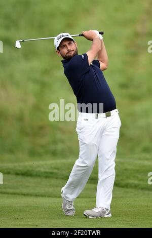Frankreichs Alexander Levy tritt am 100th. Juni 2016 beim Rolex Pro-am der Open de France 29 auf dem Golfplatz Golf National, Albatros in Saint-Quentin-en-Yvelines, Frankreich an - Foto Philippe Millereau / KMSP / DPPI Stockfoto