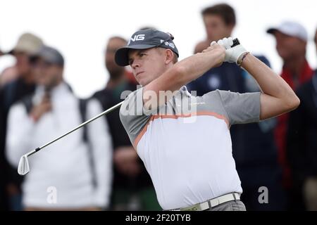 Südafrikas Brandon Stone tritt beim dritten Lauf der Open de France 100th am 2. Juli 2016 auf dem Golf National, Albatros Golfplatz in Saint-Quentin-en-Yvelines, Frankreich an - Foto Philippe Millereau / KMSP / DPPI Stockfoto