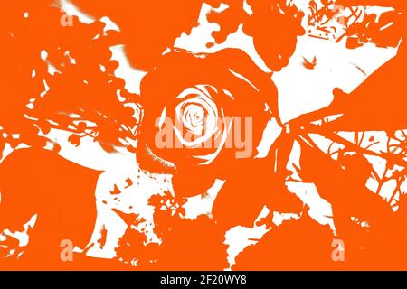 Strukturierte Hintergründe für Banner und Webseiten, Spiele usw... Bunte Hintergründe, mit sich wiederholenden floralen Themen. Stockfoto