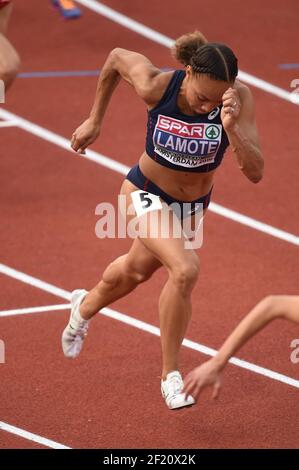 Renelle Lamote (FRA) tritt im Halbfinale der Frauen über 800 m während der Leichtathletik-Europameisterschaften 2016 in Amsterdam, Niederlande, Tag 2, am 7. Juli, 2016 - Foto Stephane Kempinaire / KMSP / DPPI Stockfoto