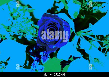 Strukturierte Hintergründe für Banner und Webseiten, Spiele usw... Bunte Hintergründe, mit sich wiederholenden floralen Themen. Stockfoto