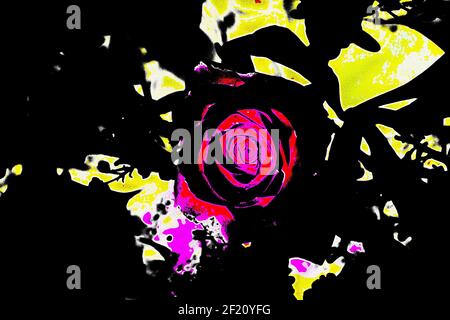 Strukturierte Hintergründe für Banner und Webseiten, Spiele usw... Bunte Hintergründe, mit sich wiederholenden floralen Themen. Stockfoto