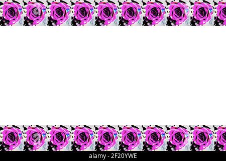 Strukturierte Hintergründe für Banner und Webseiten, Spiele usw... Bunte Hintergründe, mit sich wiederholenden floralen Themen. Stockfoto