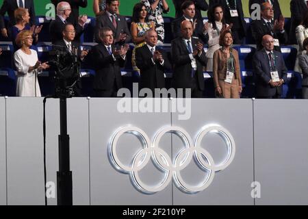 CIO-Präsident Tomas Bach und Interim-Brasilianischer Präsident Michel Temer bei den Olympischen Spielen RIO 2016, Eröffnungsfeier am 5. August 2016, in Rio, Brasilien - Photo Pool / KMSP / DPPI Stockfoto