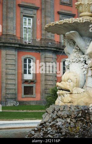 Schöne Aufnahme des Capodimonte Museums in Neapel, Italien Stockfoto