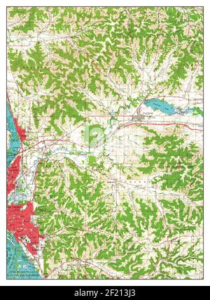 La Crosse, Wisconsin, Karte 1963, 1:62500, Vereinigte Staaten von Amerika von Timeless Maps, Daten U.S. Geological Survey Stockfoto