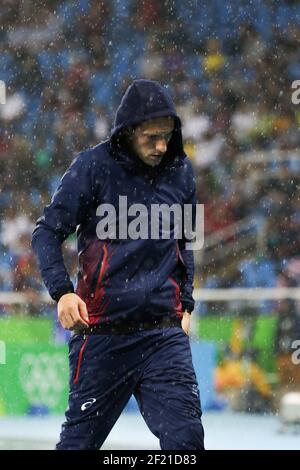 Der französische Renaud Lavillenie tritt bei den Olympischen Spielen RIO 2016, Leichtathletik, am 15. August 2016 in Rio, Brasilien - Foto Eddy Lemaistre / KMSP / DPPI Stockfoto