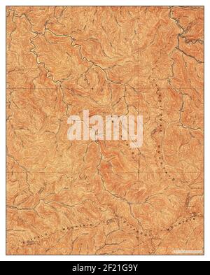 Bald Knob, West Virginia, Karte 1912, 1:62500, Vereinigte Staaten von Amerika von Timeless Maps, Daten U.S. Geological Survey Stockfoto