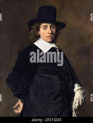 Adriaen van Ostade (1610-1685), niederländischer Maler des Goldenen Zeitalters, Portrait von Frans Hals, 1646-1648 Stockfoto