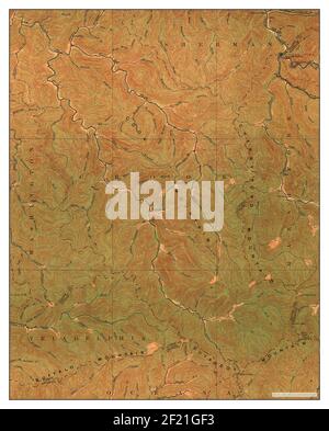 Bald Knob, West Virginia, Karte 1912, 1:62500, Vereinigte Staaten von Amerika von Timeless Maps, Daten U.S. Geological Survey Stockfoto