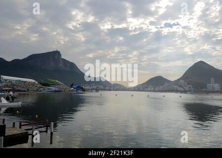 Ambiance Lagoa Stadium während der Olympischen Spiele RIO 2016, Kanu-Sprint, am 18. August 2016, in Rio, Brasilien - Foto Jean Marie Hervio / KMSP / DPPI Stockfoto