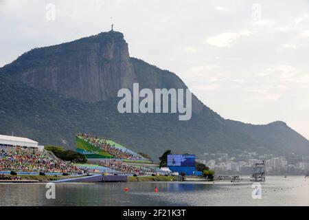 Ambiance Lagoa Stadium während der Olympischen Spiele RIO 2016, Kanu-Sprint, am 18. August 2016, in Rio, Brasilien - Foto Jean Marie Hervio / KMSP / DPPI Stockfoto