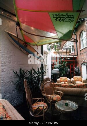 TEIL DER LOUNGE IN, NO MANS LAND, FORT, IN DER ,SOLENT, ZWISCHEN PORTSMOUTH, UND DIE ISLE OF WIGHT, PIC MIKE WALKER, 2007 Stockfoto